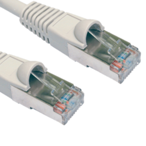 CAT6 Shielded Grey 15m Ethernet Patch Cable