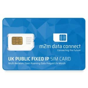UK Public Fixed IP SIM card prepaid 24 month