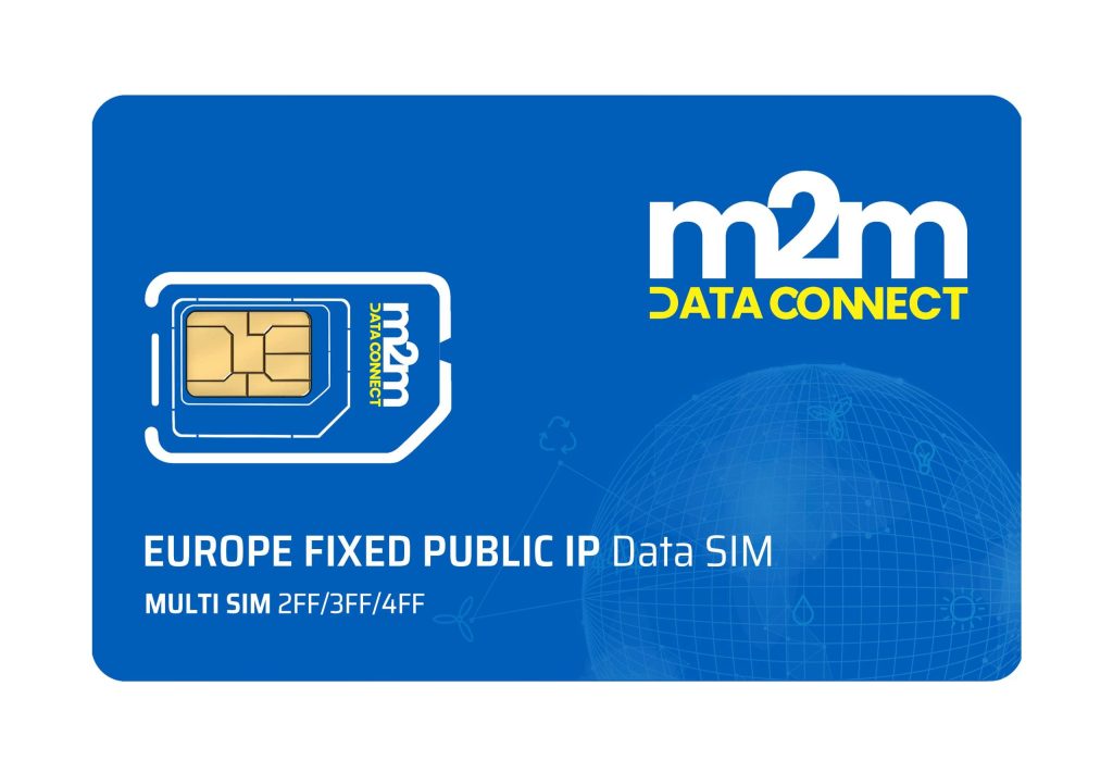 Europe Fixed Public IP Data SIM Prepaid - M2M Data Connect