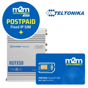 Teltonika RUTX50 Industrial 5G Router + Australia & NZ Postpaid Fixed Public IP Data SIM