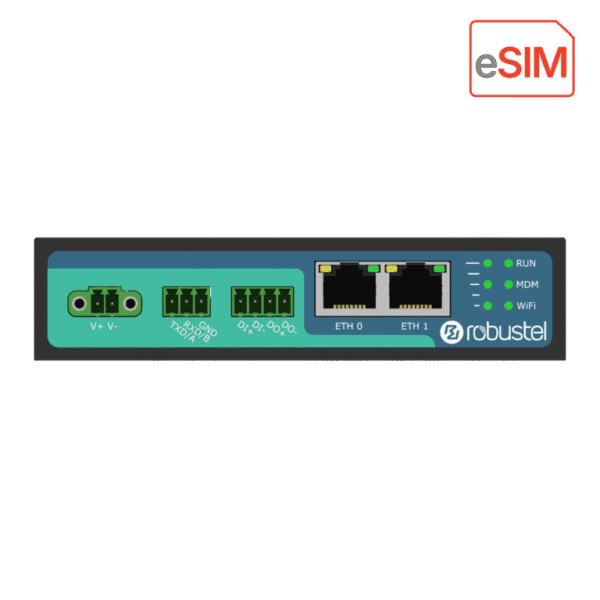 Robustel R2010e Industrial IoT Router with 4G LTE eSIM eUICC